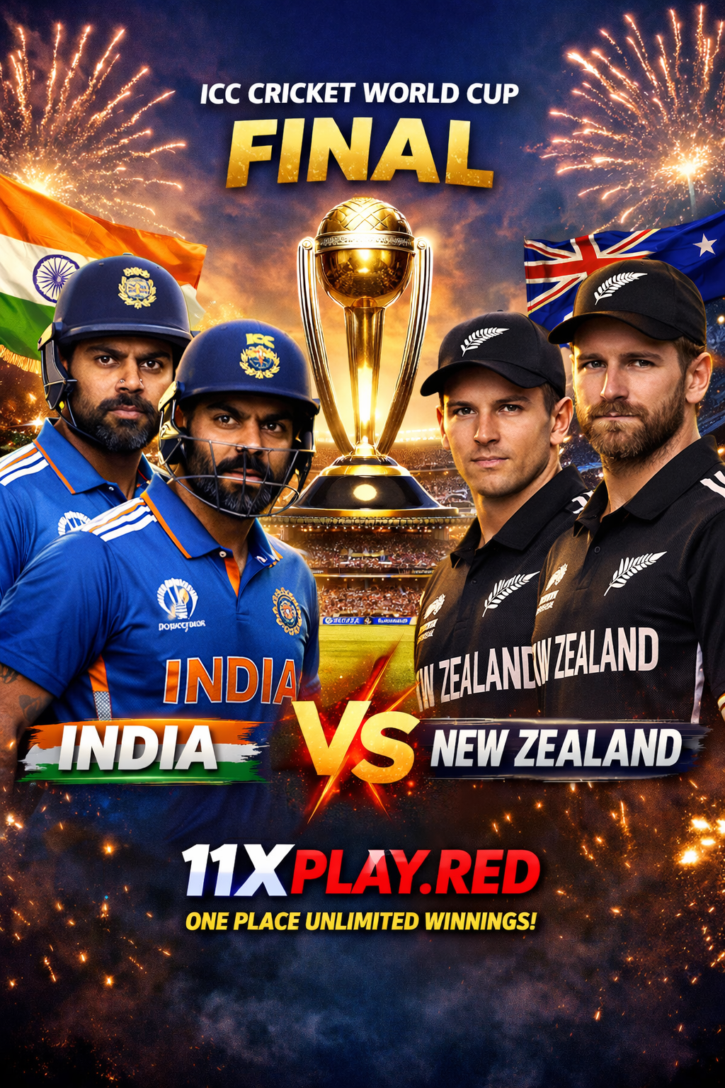 INDIA VS NEW ZEALAND ICC WORLD CUP FINAL 2026