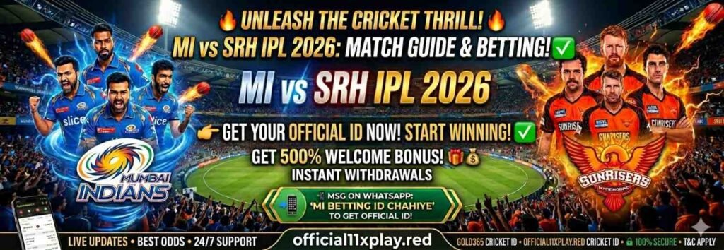 MI vs SRH Betting