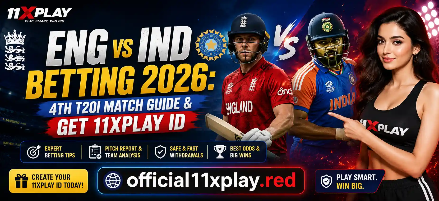 END vs IND 4th Match Betting Guide Banner By official11xplay.red