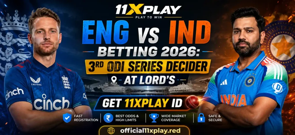 ENG vs IND 3rd ODI Match Banner by Official11xplay.red