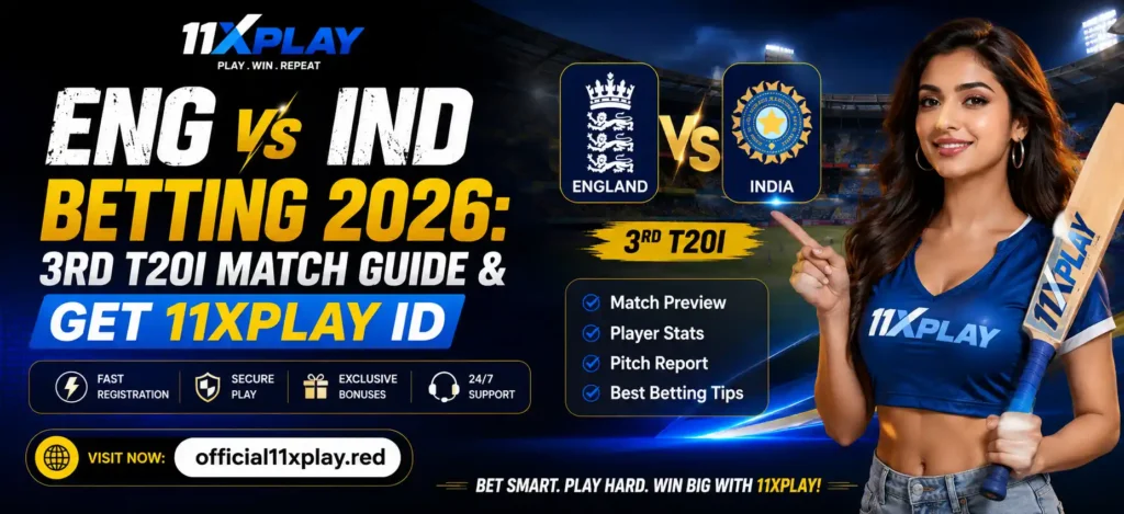 England vs India t20 3rd match by 11xplay.red