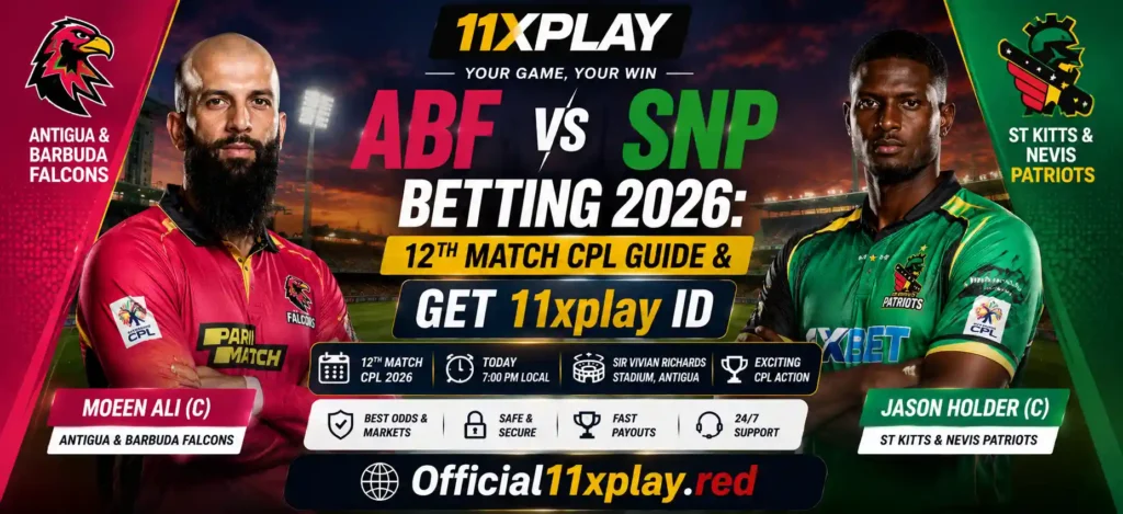 ABF vs SNP Betting 2026 Banner by official11xplay.red