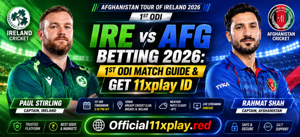 IRE vs AFG banner by Official11xplay.red