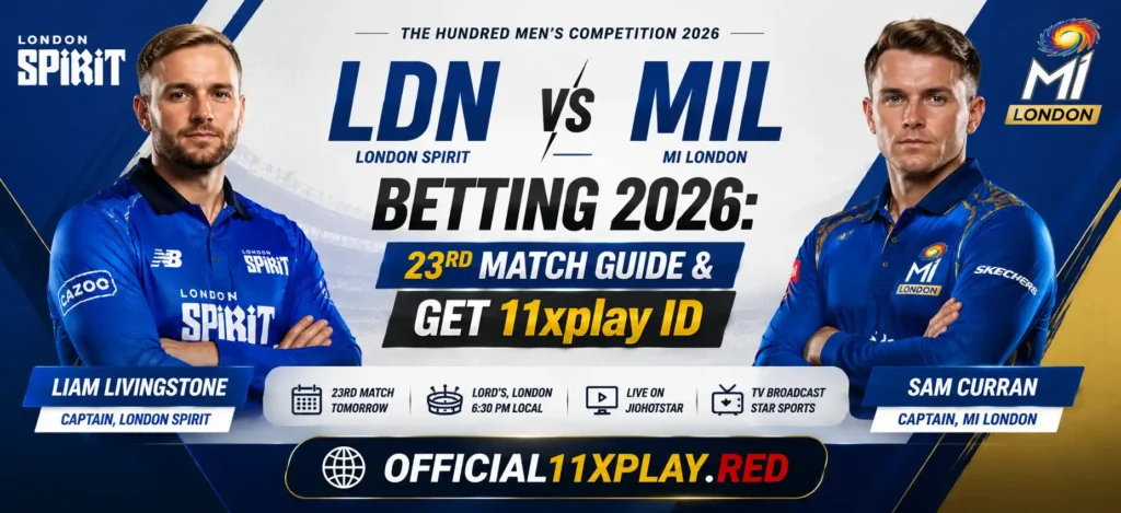 LDN vs MI Banner by official11xplay