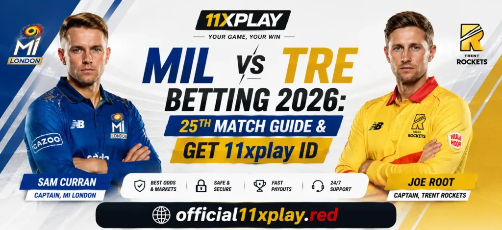 MIL vs TRE Betting Banner by official11xplay.red