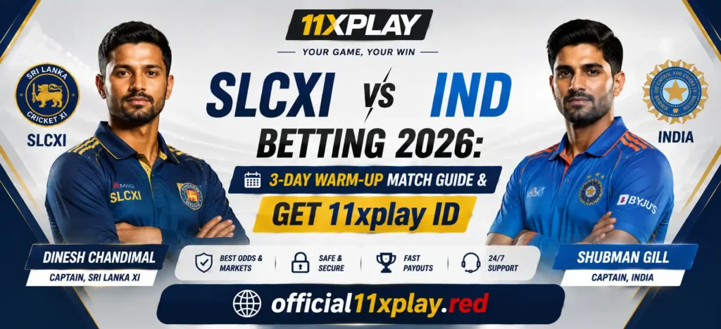 SLCXI vs IND Betting Banner by official11xplay.red