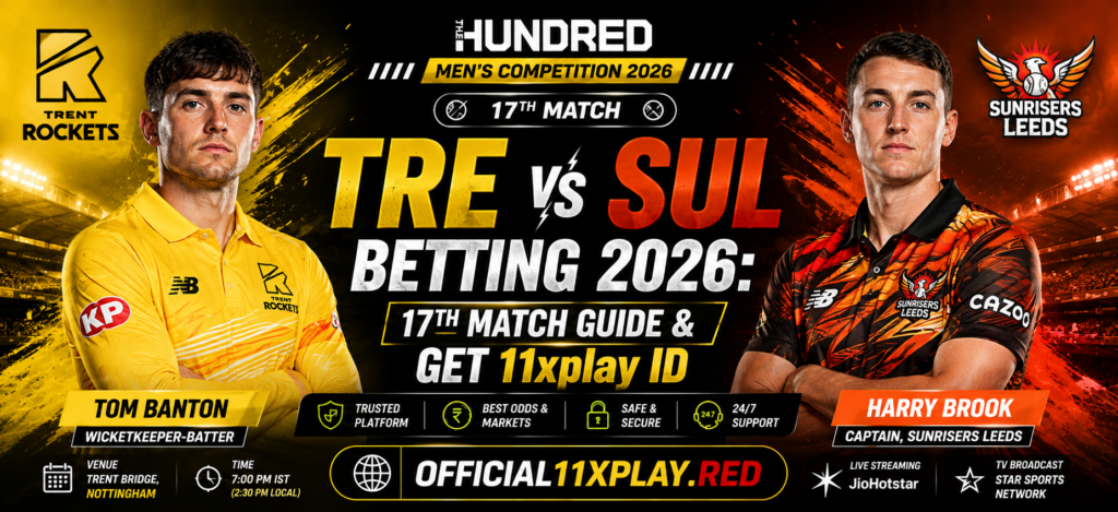TRE vs SUL Betting 2026 Banner by Official11xplay.red