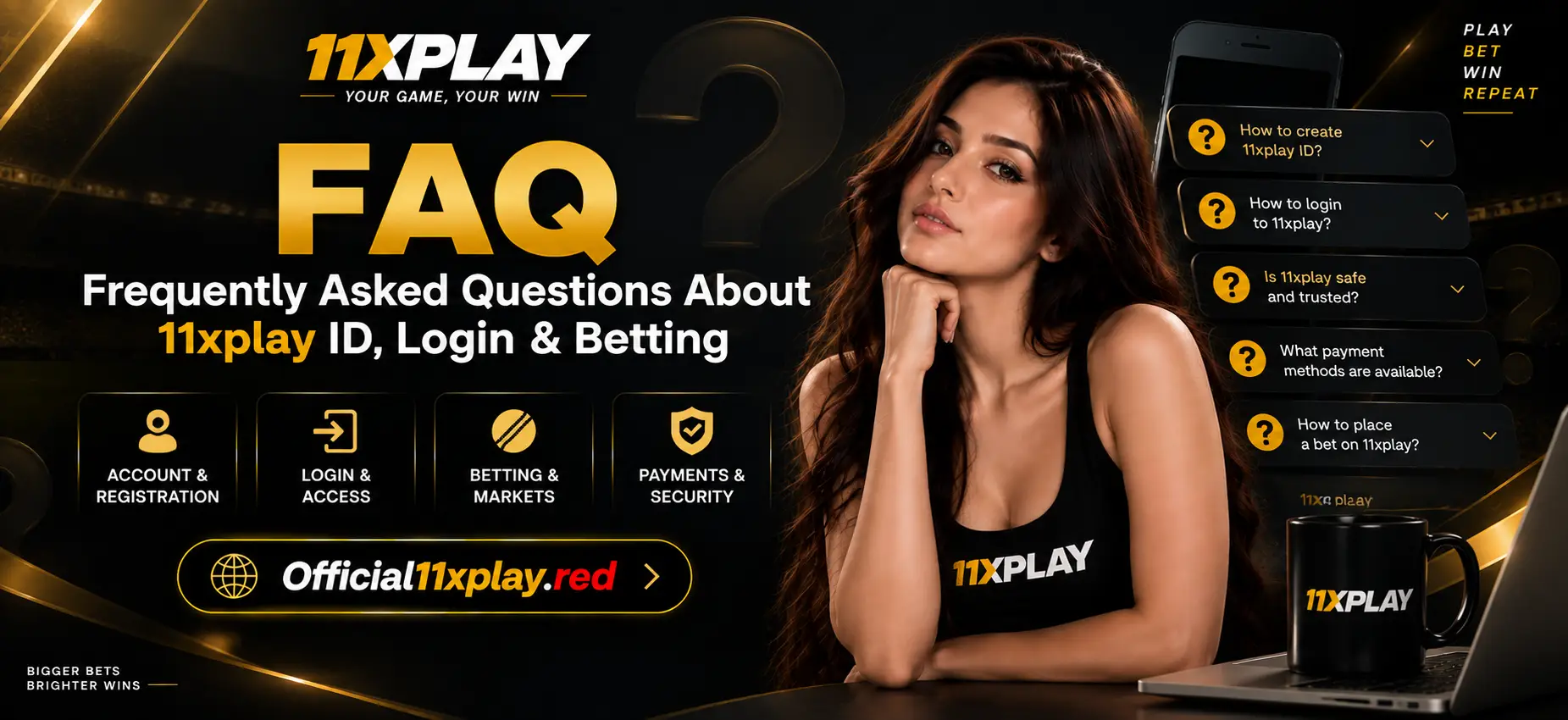 11xplay frequently asked Questions Banner by official11xplay.red