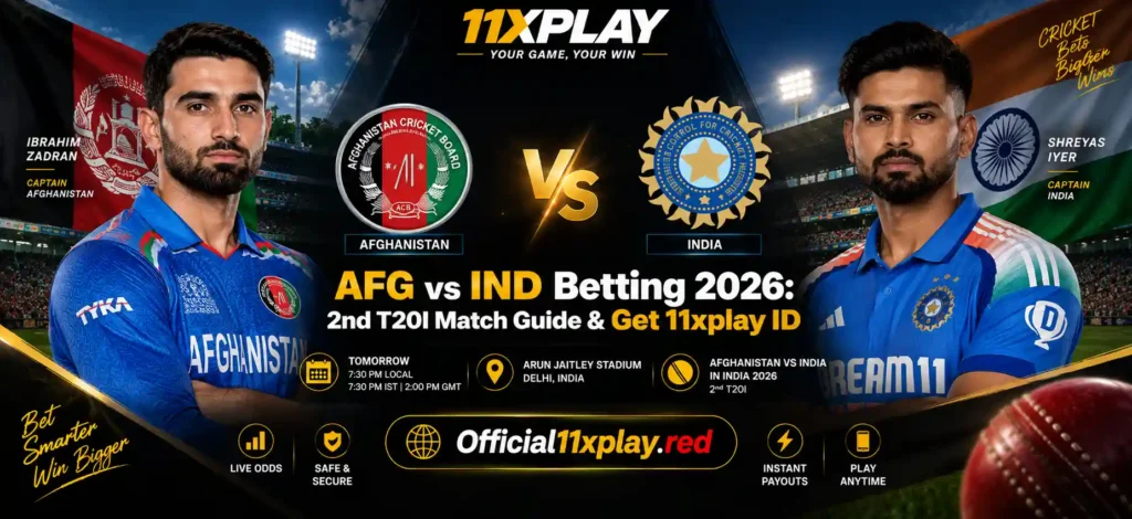 AFG vs IND Guide banner by Official11xplay.red