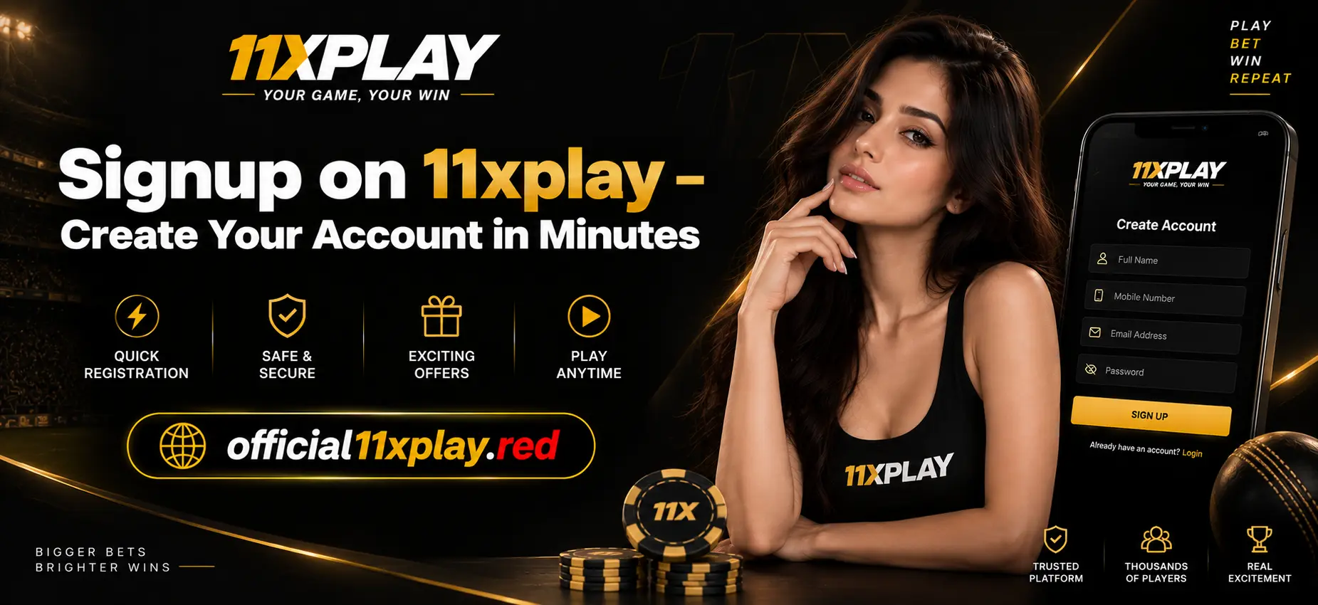 Signup on 11xplay guide banner by offical11xplay.red